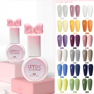 Zrkgel 8 ml 48 màu sắc móng tay nhà máy nhãn hiệu riêng UV Gel Polish ngâm tắt Gel Nail Polish Set thích hợp cho tất cả các mùa Nail Art