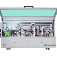Rensolin Machines à bois Armoire à portes en bois MDF Machine automatique à plaquer les chants 5 fonctions