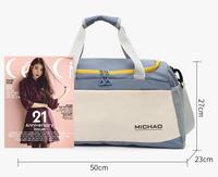 Bolsa de Gimnasio Portátil de Gran Venta con Diseño Nuevo Personalizado de Gran Capacidad para Deporte, Yoga y Viaje con Compartimento para Zapatos