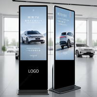Support de panneau LCD vertical de 43 pouces de haute qualité Affichage publicitaire Machine publicitaire à LED Grand écran publicitaire Full HD