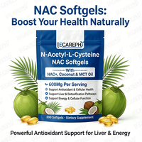 Kapsul Suplemen Glutathione Nac Berkualitas Tinggi 600Mg Softgel Nac Dengan Nac, Mct & Minyak Kelapa