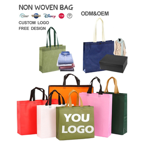 Sac non tissé écologique personnalisé à prix d'usine, sac non tissé réutilisable pour vêtements avec logo - Product Image 1