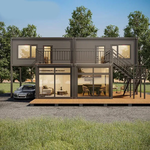 <span class=keywords><strong>Casas</strong></span> Prefabricadas de Lujo Portátiles, Personalizables, de Dos Pisos, Tipo Contenedor, Casa Modular Prefabricada - Product Image 3