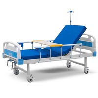 Lit de service manuel multi-fonctions à 2 manivelles Lit d'hôpital médical pour patients avec matelas