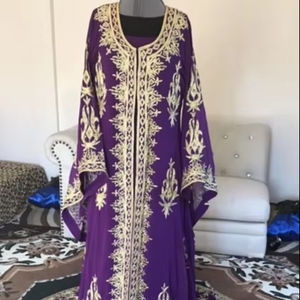 Atiya libas ROYAL BLUE acetate lehenga choli ยาวพื้นปัก zardozi สำหรับผู้หญิงสวมใส่ในงานแต่งงาน - Product Image 4