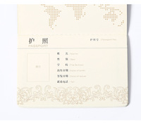 Carnet de voyage A6 personnalisé en similicuir pour jeux d'imitation, cadeaux, fournitures de fête, projets scolaires et événements sur le thème du voyage