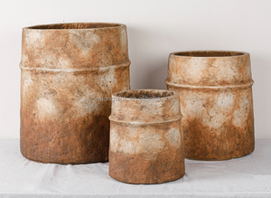 Pots à fleurs vintage de qualité supérieure, personnalisés, légers, pour intérieur/extérieur, avec trous de drainage, pot vintage - Product Image 2