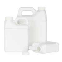 Seau carré en plastique blanc HDPE de qualité alimentaire 2026 avec bouchon à vis 250ML 500ML 1000ML Contenant d'emballage liquide en gros