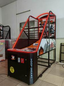 Machine d'arcade de basket-ball à monnayeur, équipement de jeu sportif d'intérieur, panier de tir électronique avec système de rédemption de tickets - Product Image 3