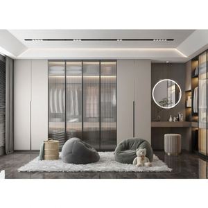 Nouvelle armoire de rangement de luxe sur mesure, designs modernes, meubles en bois, dressing, armoires, placards - Product Image 4