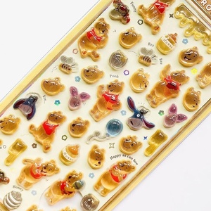 Pegatina de cristal 3D en relieve de Stitch, Dumbo, Sirenita, Winnie the Pooh y Zootopia, sello de cristal sólido - Product Image 4