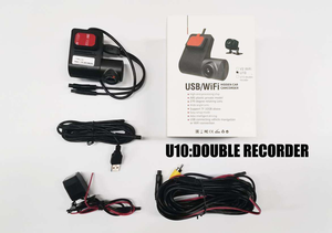 Caméra de tableau de bord DVR USB FHD 1080P +720P WiFi, boîte noire ADAS, <span class=keywords><strong>vision</strong></span> nocturne, enregistreur de capteur, caméra de tableau de bord - Product Image 6