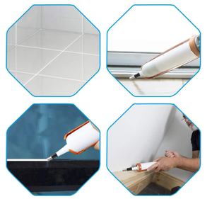 Afwerkingsgereedschapskit Voor Breeuwen-23 Stuks-Perfecte Mondstukken Voor Het Afdichten Van Kits, <span class=keywords><strong>3</strong></span> In <span class=keywords><strong>1</strong></span> Kitgereedschap, Kit Schrapers - Product Image 6