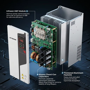 HYTECON WD200-T3-7R5G/011P-B Inverter Vettoriale AC Trifase 380V 7.5kW/11kW per Motori di Ventilatori e Pompe ad Alta Potenza - Product Image 3