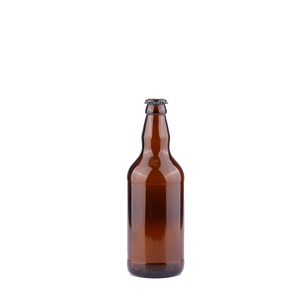 16 oz pas cher personnalisé ambre brun en gros 16 oz bouteilles de bière en verre 500 ml bouteille en verre bière 500 ml avec - Product Image 3