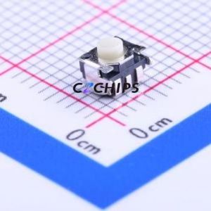 SKRTLAE010 Tactile Switch SMD Switch Single Pole Single Throw Round Button Horizontal Mount 4.5mm - Product Image 1