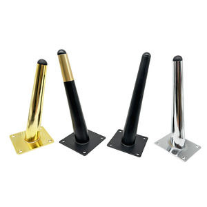 आधुनिक कस्टम लोहे के फर्नीचर फिटिंग क्रोम सोफे पैर पतला धातु पैर बिस्तर पैर सोने के शंकु आकार गोल्डन Sideboards पैर आधार - Product Image 4