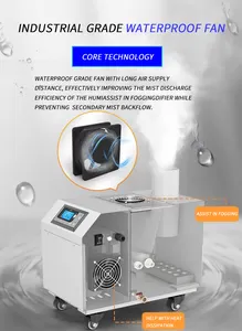 45 Kg/h 긴 서비스 수명 자동 습도 밸런스 미스트 메이커 가습기 초음파 가습기 산업용