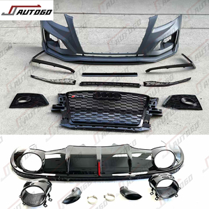 Kit de carrocería de modificación automática para Audi Q5 B8 2008-2012 actualización a RSQ5 parachoques delantero rejilla difusor trasero tubo - Product Image 3
