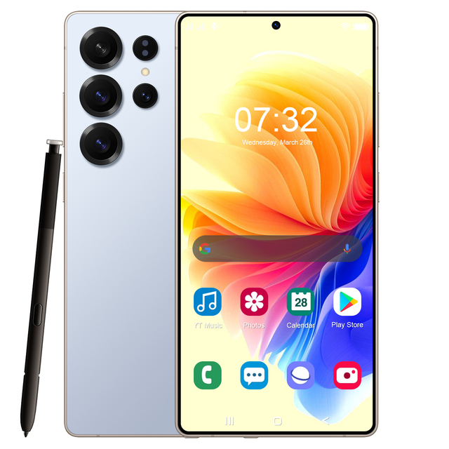 Factory Price S25 Ultra High Quality 16GB+1TB Gaming Smartphone Dual SIM Cell Phones Unlocked for English Spanish French