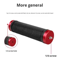 Xinwenxuan Weebill Desain Pegangan Tunggal Tripod Paduan Aluminium Anti-Selip Silikon Aksesoris Kamera DSLR 132x34mm