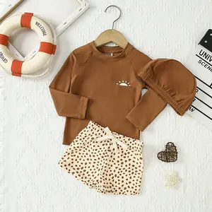 Costume da bagno per bambini Angel Uniwin, modello Ins Split, protezione solare, asciugatura rapida, in poliestere, taglie Small, Medium, Large - Product Image 4