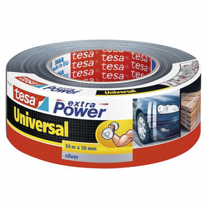 Cinta Adhesiva Universal Tesa Extra Power 50m x 50mm Plateada para Reparación y Fijación - Product Image 2