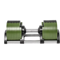 Dropshipping Équipement d'haltères de gymnastique Mancuernas 24 32 40kg 50lb 80 90lb Ensemble d'haltères réglables en aluminium/maison