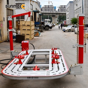 Banc de réparation de carrosserie Sunmo SM-E1000 / Appareil de redressage de châssis professionnel pour réparation de bosses avec rotation à 360 degrés et plaque en manganèse - Product Image 6