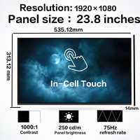 Layar LCD Sentuh Grosir 23.8 Inch FHD 30Pin LM238WF5-SSG1 untuk Laptop AIO Panel Layar Original A+