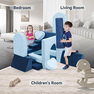 Giving Tree Modular <b>Kids</b> <b>Sofa</b> Building Blocks Soft Furniture For Children's Room Play And Learning 3 Years Above - Product Image 1