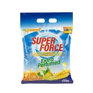 500g super cleaning rich foam laundry powder detergent OEM wholesale soap powder washing powder detergent detergent laundry