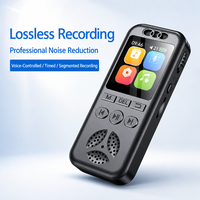 Mini enregistreur vocal numérique portable, appareil d'enregistrement audio professionnel avec réduction du bruit et activation vocale, avec fonction de lecture