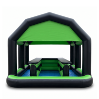 Jooloog - Vente flash - Bar gonflable personnalisé avec logo - Bar multifonctionnel - Comptoir de bar flottant en PVC avec logo personnalisé - Amusement dans la piscine