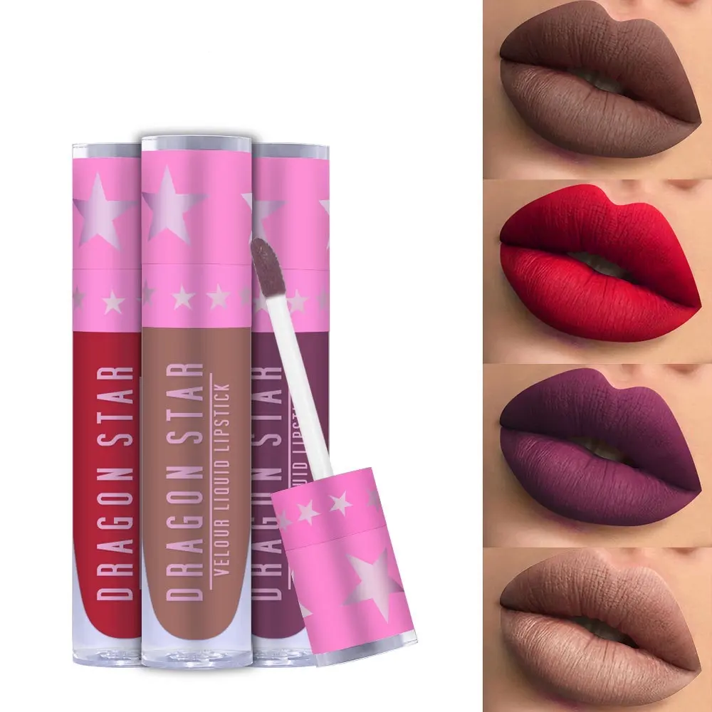 Makeup Set For Women Velvet Purple Black White Matte Lipstick Waterproof Star Lip Gloss Bullet Lipstick Private Label