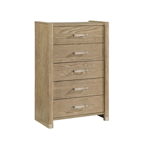 Brown 5PC Queen Modern Luxury <b>Convertible</b> Wood Bedroom Set - Product Image 4