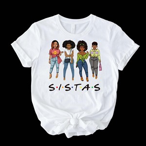 Élégant Afro Afrique Femmes Sistas Impression par transfert de chaleur Autocollants Ready Press Dtf pour casquette Sac à dos T-Shirt Sac - Product Image 2