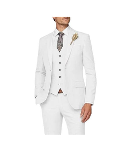Blazer de costume moderne pour homme, coupe ajustée, formel, décontracté, pour le bureau, vêtement extérieur élégant et sur mesure - Product Image 2