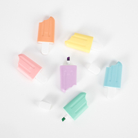 Ensemble de surligneurs pastel en forme de fruits mignons - 6 mini surligneurs colorés pour l'école et le bureau