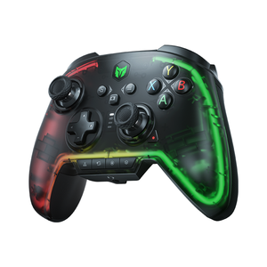 BIGBIG WON <span class=keywords><strong>Rainbow</strong></span> 2 PRO Elite Manette de jeu sans fil BT avec bouton Turbo et détection de mouvement pour <span class=keywords><strong>Switch</strong></span>/PC-Compatible Noir - Product Image 1