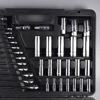 Ensemble d'outils pour véhicules à commande manuelle OEM de 216 pièces, coffret rigide en alliage d'aluminium, clés à douilles combinées pour la réparation automobile