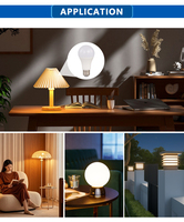 Chine Économie d'énergie LED Éclairage intérieur E27 Lampe Ampoules avec aluminium PBT B22 Type de base