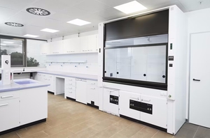 Hóa học phòng thí nghiệm bố trí phòng thí nghiệm đồ nội thất IV mix Hood fume Hood tủ với 3 cách Brass phòng thí nghiệm tap vòi nước - Product Image 2