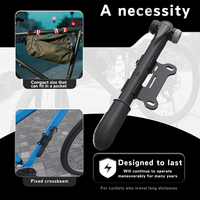 Pompe à main portable BAIMEI pour vélo, valve AV/FV, 80-130 PSI, étanche, écologique, durable, en PA/PP, modèle P400