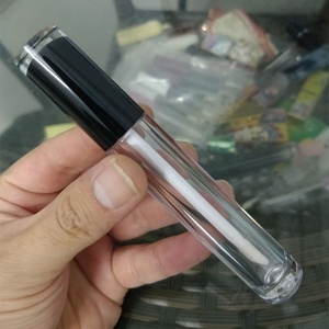 Lipgloss Tubes Wholesale Custom logo Empty Lip Gloss Tubes 4.5ml Crystal <b>pink</b> Lip Oil Tubes - Product Image 5