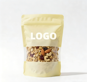 Sacs refermables recyclables personnalisés avec votre logo, de qualité alimentaire, avec lignes de déchirement, pour emballages de noix et autres aliments - Product Image 3