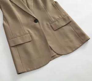 Rompi Jas <span class=keywords><strong>M</strong></span>-4XL Baru Model Longgar Tanpa Lengan untuk Kerja, Rompi Jas Kancing Tunggal untuk Musim Semi dan Gugur - Product Image 5