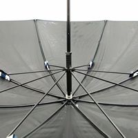 Parapluie manuel Japandi pour enfants, noir, avec revêtement UV, en pongé 190T, motif irrégulier, logo personnalisé, protection solaire et pluie 8K