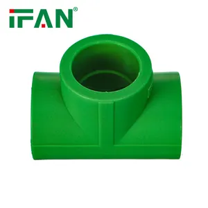 IFAN Customization PPR Plumbing Fittings Green Plastic Tee PPR Pipe Fitting