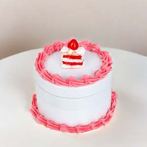 Molino de Hierbas con Forma de Pastel de Cumpleaños, 63 mm, 4 Capas, Molinillo de Hierbas de Zinc, Molinillo de Tabaco Creativo para el Hogar - Product Image 5